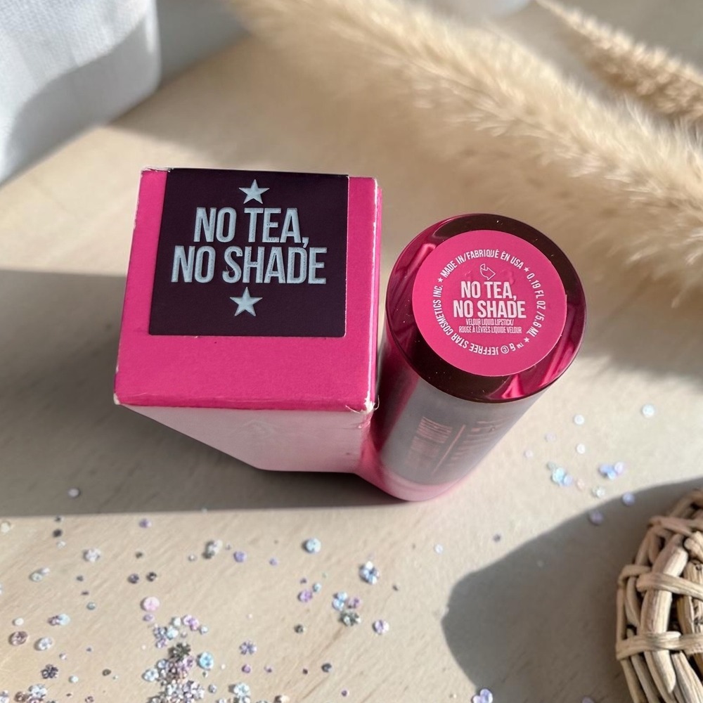 Jeffree Star Cosmetics - Velour Liquid Lipstick - "No Tea No Shade" - *NIB* - Picture 4 of 9